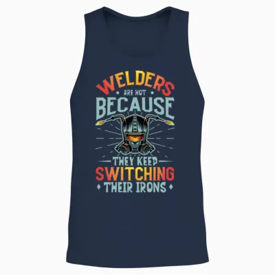 Welder Funny Funny Welding Gift Unisex Tank Top - Navy