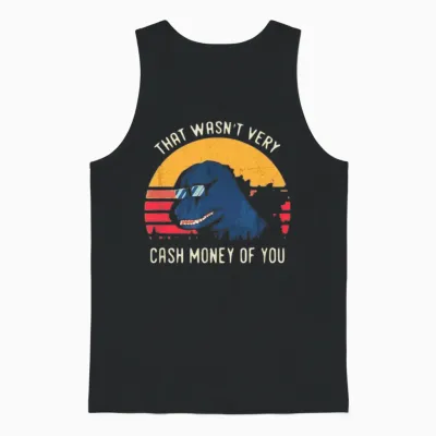 That Wasn't Very Cash Money of You Unisex Tank Top - Black