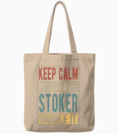 Stoker Retro Gift Tote Bags - Natural