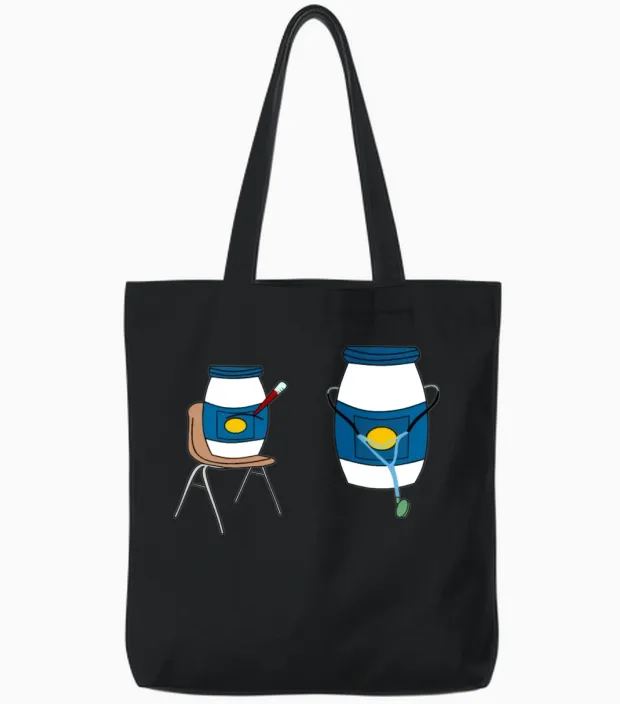 Mayo Clinic Tote Bags in Black