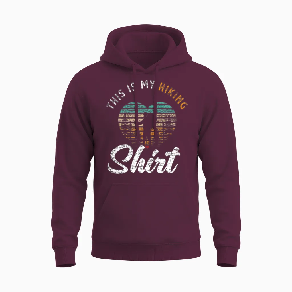 Hiking Hiking & Outdoors Unisex Hoodie in Maroon