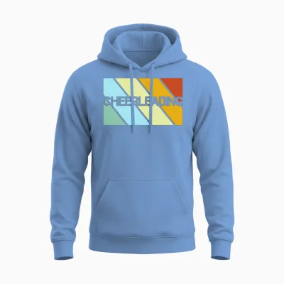 Cheerleading Retro Unisex Hoodie - Carolina Blue