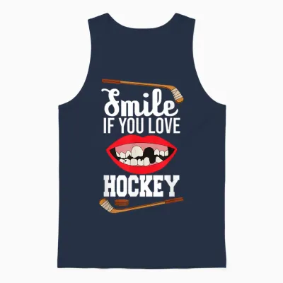 Lustig - Eishockey - Eishockey - Sport - Profisport Unisex Tank Top - Navy