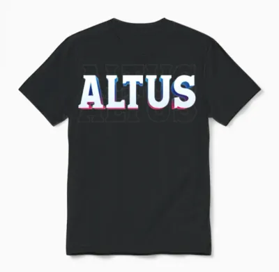 Retro - Altus Unisex T-Shirt - Black