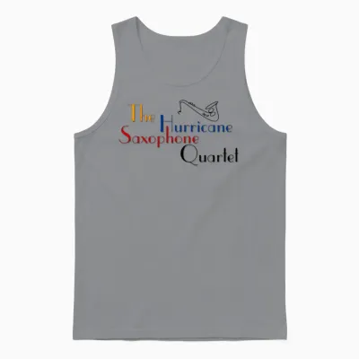 Hurricane Saxophone Quartet Logo Without Quote Unisex Tank Top - Sport Grey
