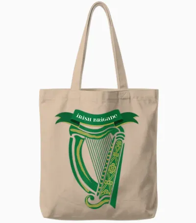 Irish Brigade T-Shirt Civil War Gift Tote Bags - Natural