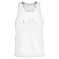 Funny Golf Evolution for Golfers Golf Players Unisex Tank Top - White – 2