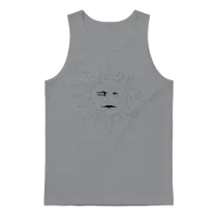 Sunset Retro Unisex Tank Top - Sport Grey – 1