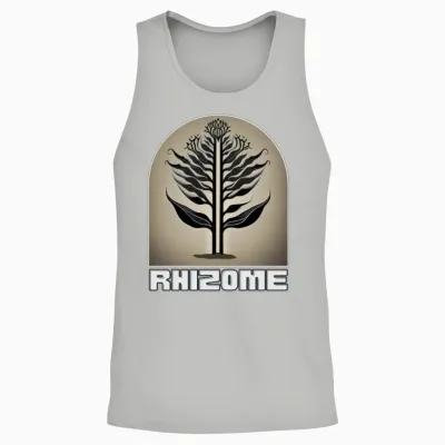 Botanic Bounty Unisex Tank Top - Ash