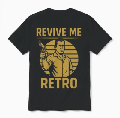 Neon Retro Unisex T-Shirt - Black