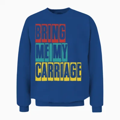 Horse Carriage Coachman Coachmen Unisex Sweatshirt - Royal