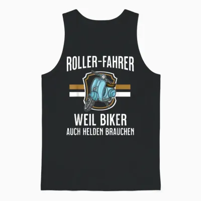 Scooter Gift for Scooter Riders Men Women Scooter Rider T-Shirt, Black Unisex Tank Top - Black