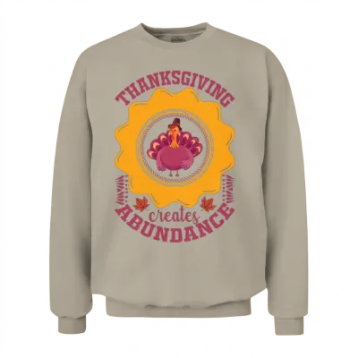 Funny Thanksgiving Unisex Sweatshirt - Sand