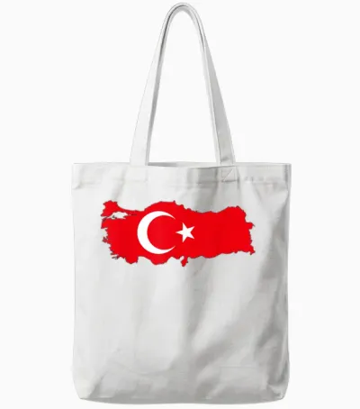 Türkei Flagge Türk Bayragi Herren Türkei Kinder Türkiye Tote Bags - White