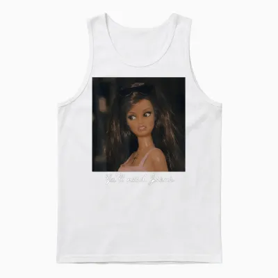 Y'all Need Jesus Funny Girls Meme Saying Christian Humor Unisex Tank Top - White