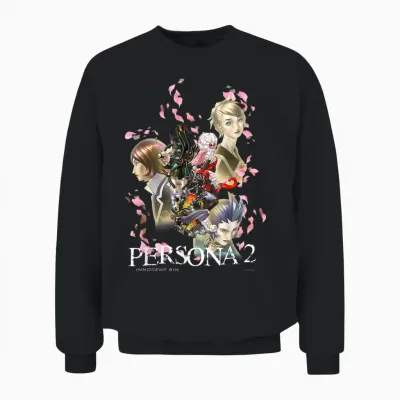 Atlus Persona 2: Innocent Sin Graphic Unisex Sweatshirt - Black