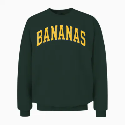 Banana - Throwback Design - Classic Unisex Sweatshirt - Forest