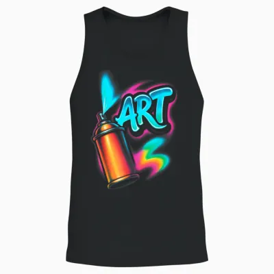 Graffiti Street Art Urban Painting Künstler Graffiti Künstler Unisex Tank Top - Black