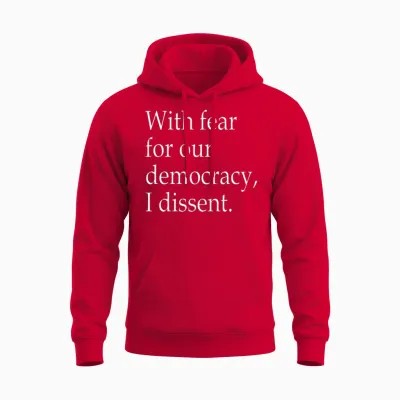 I Dissent Unisex Hoodie - Red