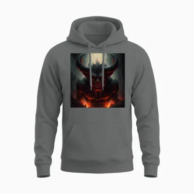 Daemon Unisex Hoodie - Graphite Heather