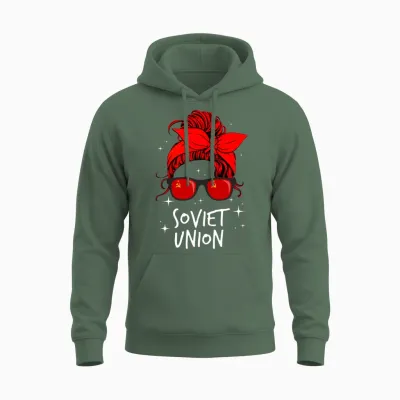 Soviet Union Unisex Hoodie - Military Green