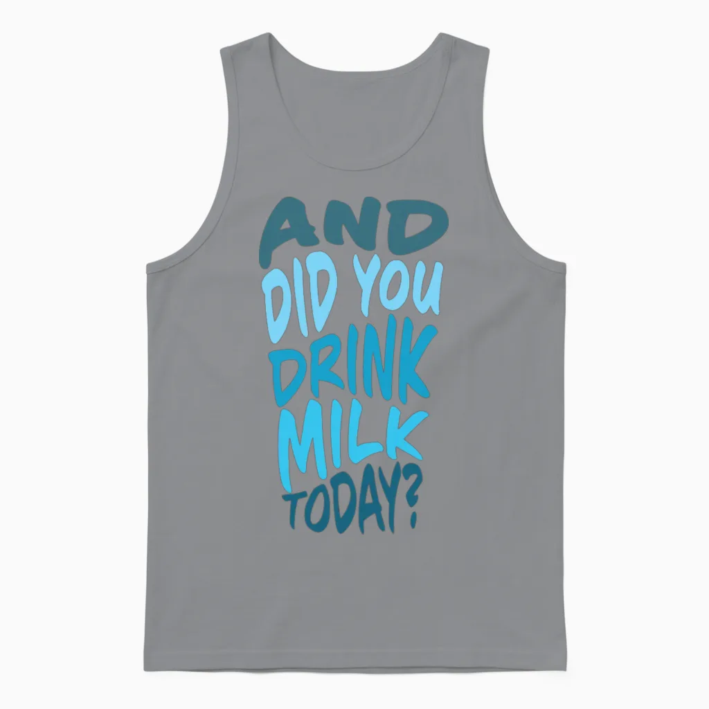 T-Shirt with a Funny Phrase as a Gift, Sarcasm Unisex Tank Top in Sport Grey