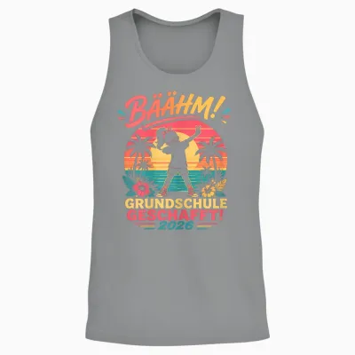 Grundschule Abschluss 2026 Mädchen Gymnasium Unisex Tank Top - Sport Grey
