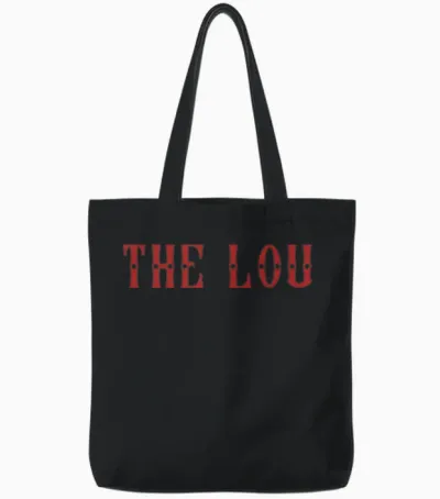 The Lou - Retro St Louis Tote Bags - Black