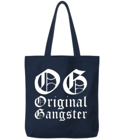 Og Original Gangster Tote Bags - Navy