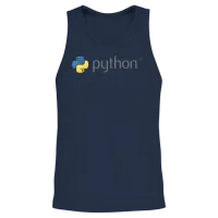 Python Unisex Tank Top - Navy – 2