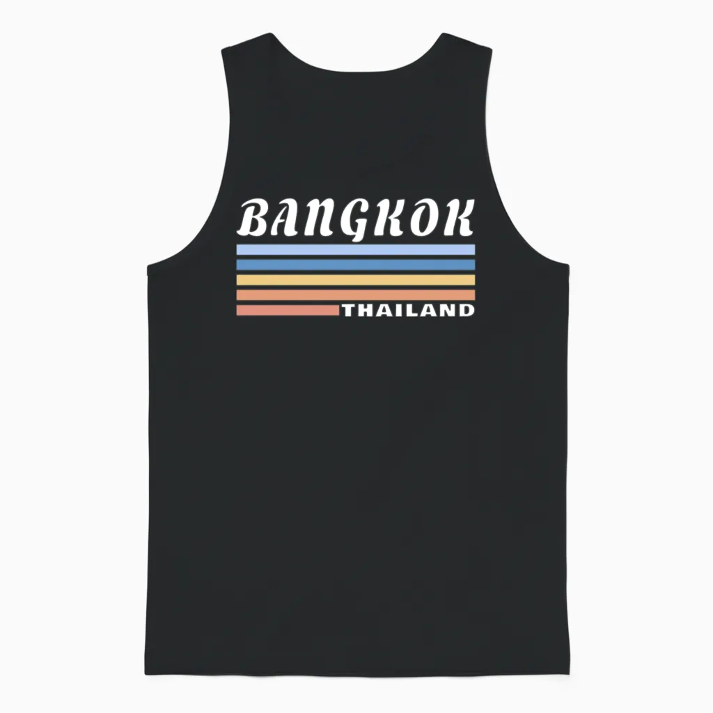 Bangkok Thailand / Gift Capital City Unisex Tank Top - Black