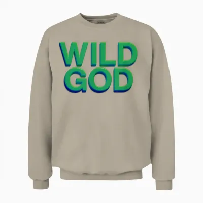 Nick Cave and the Bad Seeds - Green Wild God Unisex Sweatshirt - Sand
