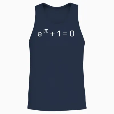 E^i Pi + 1 = 0 - Euler's Identity Gift Idea Unisex Tank Top - Navy