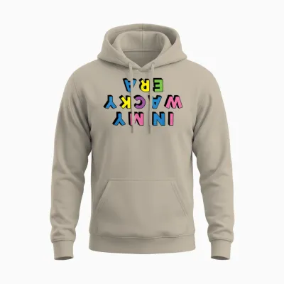 Wacky Costume Mismatch Day Outfit Unisex Hoodie - Sand