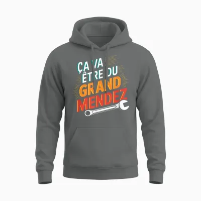It's Gonna Be the Great Mendez T-Shirt, Black, S Unisex Hoodie - Graphite Heather