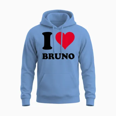 J'aime Bruno Unisex Hoodie - Carolina Blue