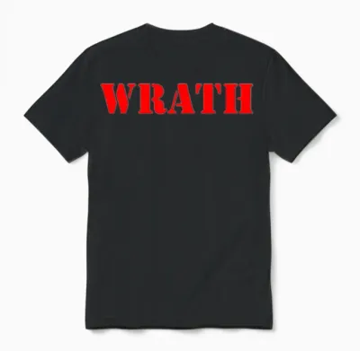 Wrath Unisex T-Shirt - Black