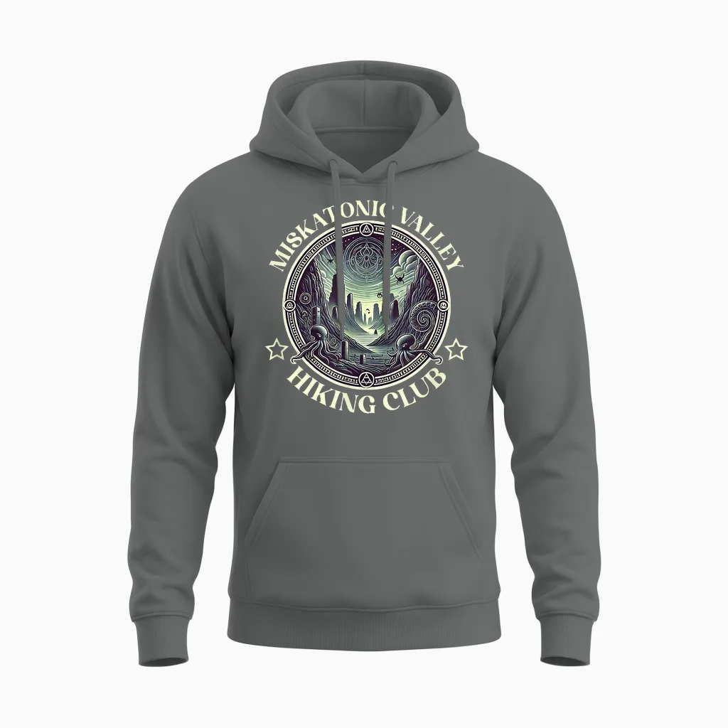 Miskatonic Wanderverein Lovecraftscher Kosmischer Horror Unisex Hoodie in Graphite Heather