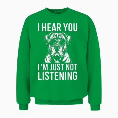 Cane Corso Lustiger Cane Corso Unisex Sweatshirt - Irish Green