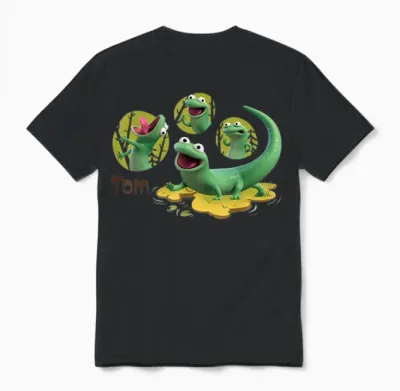 Disney and Pixar's Hoppers Tom the Lizard Lizard Lizard Unisex T-Shirt - Black