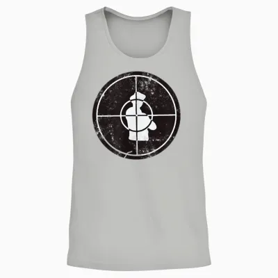 Funny Central Intelligence Geek Graphic Unisex Tank Top - Ash