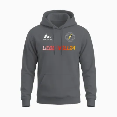 Lieber Voll 24 - Sauftrikot X Malle Trikot Deutschland Bier Unisex Hoodie - Charcoal