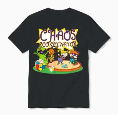Mademark X Rugrats - Chaos Coordinator Unisex T-Shirt - Black