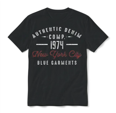 New York City Born in 1974 Vintage Birthday Unisex T-Shirt - Black