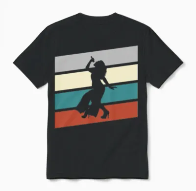 Singer Retro Unisex T-Shirt - Black