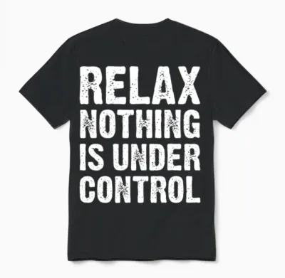 Funny Quote, Funny Quote Unisex T-Shirt - Black