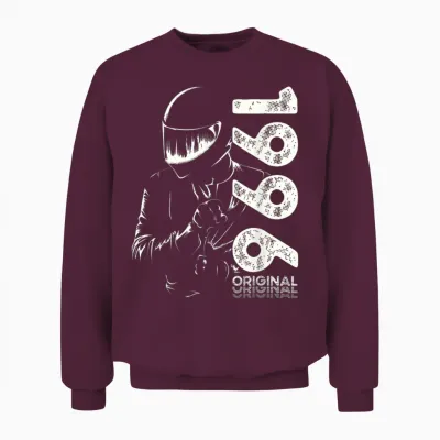 30. Geburtstag Mann Motorrad Motorradfahrer Biker 1996 Unisex Sweatshirt - Maroon