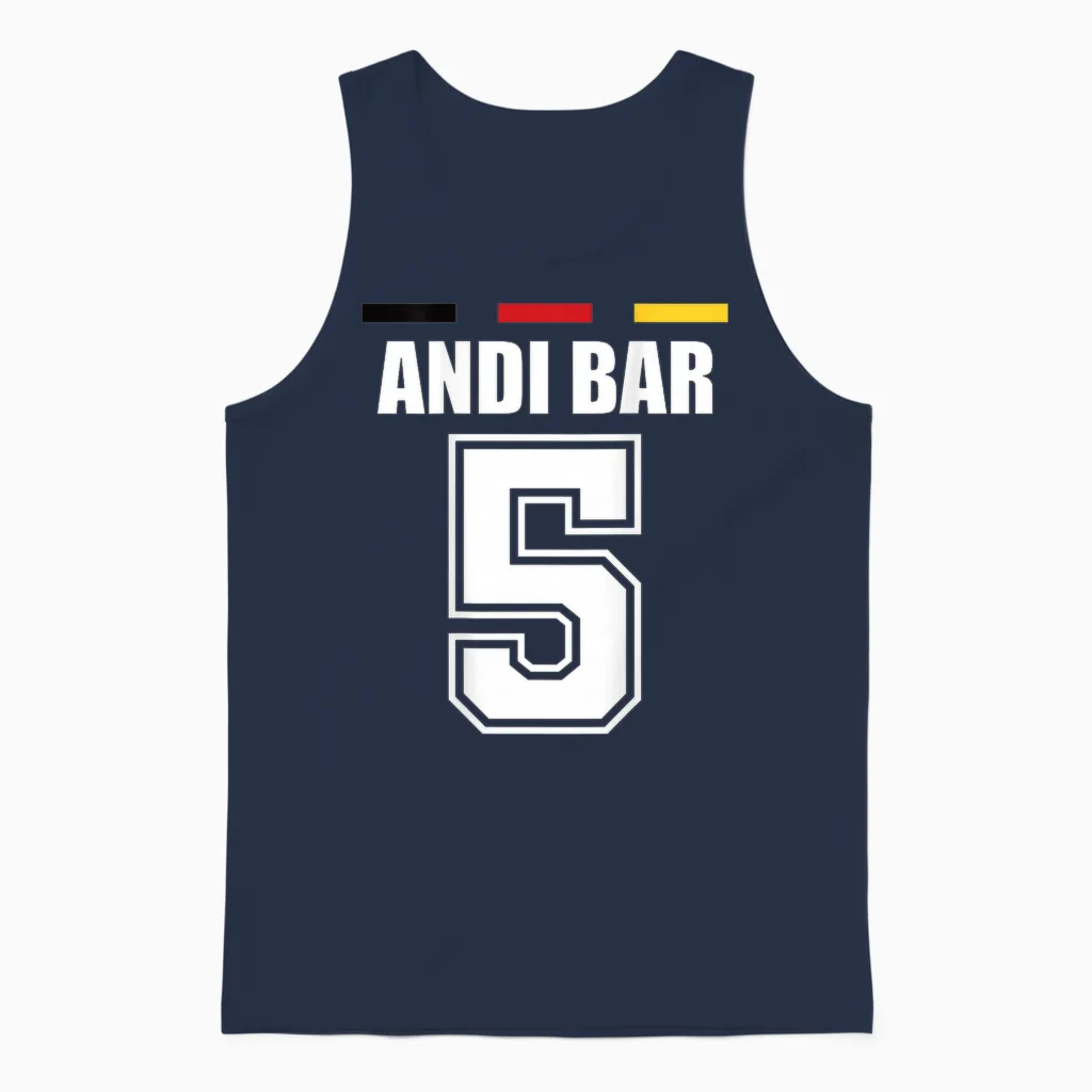 Lustige Namen Deutschland Trikot Für Mallorca Und Die Party Unisex Tank Top in Navy