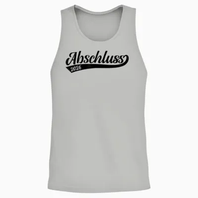 Abschluss 2026 Schule Geschafft Schulabschluss Bestanden Unisex Tank Top - Ash
