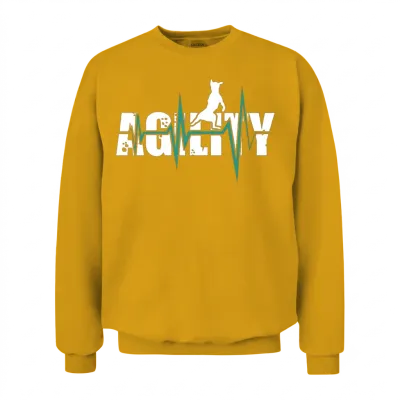 Agility Dogs - Agility Unisex Sweatshirt - Gold